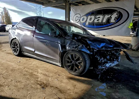 2023 Tesla Model X из США, поврежденный, VIN 7SAXCBE55PF377119